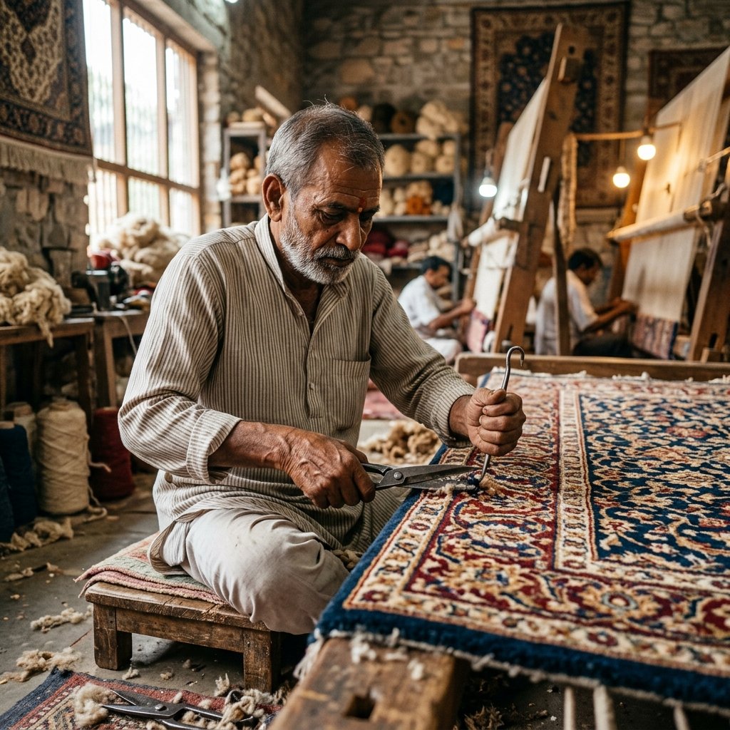 Hand Tufting & Carving